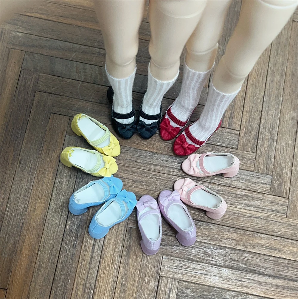 BJD 인형 신발 다용도 하이힐 재고 있음 소녀용 ob22 앵클 부츠/미니 캣/아존 2세대 귀여운 일상 인형 액세서리