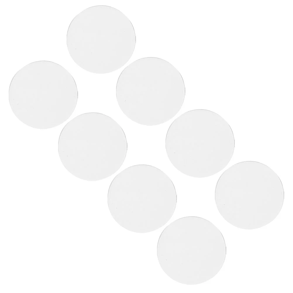 8 Pcs Lenses Physics for Laboratory Magnifier Magnifying Glasses Tool Round Convex Optical