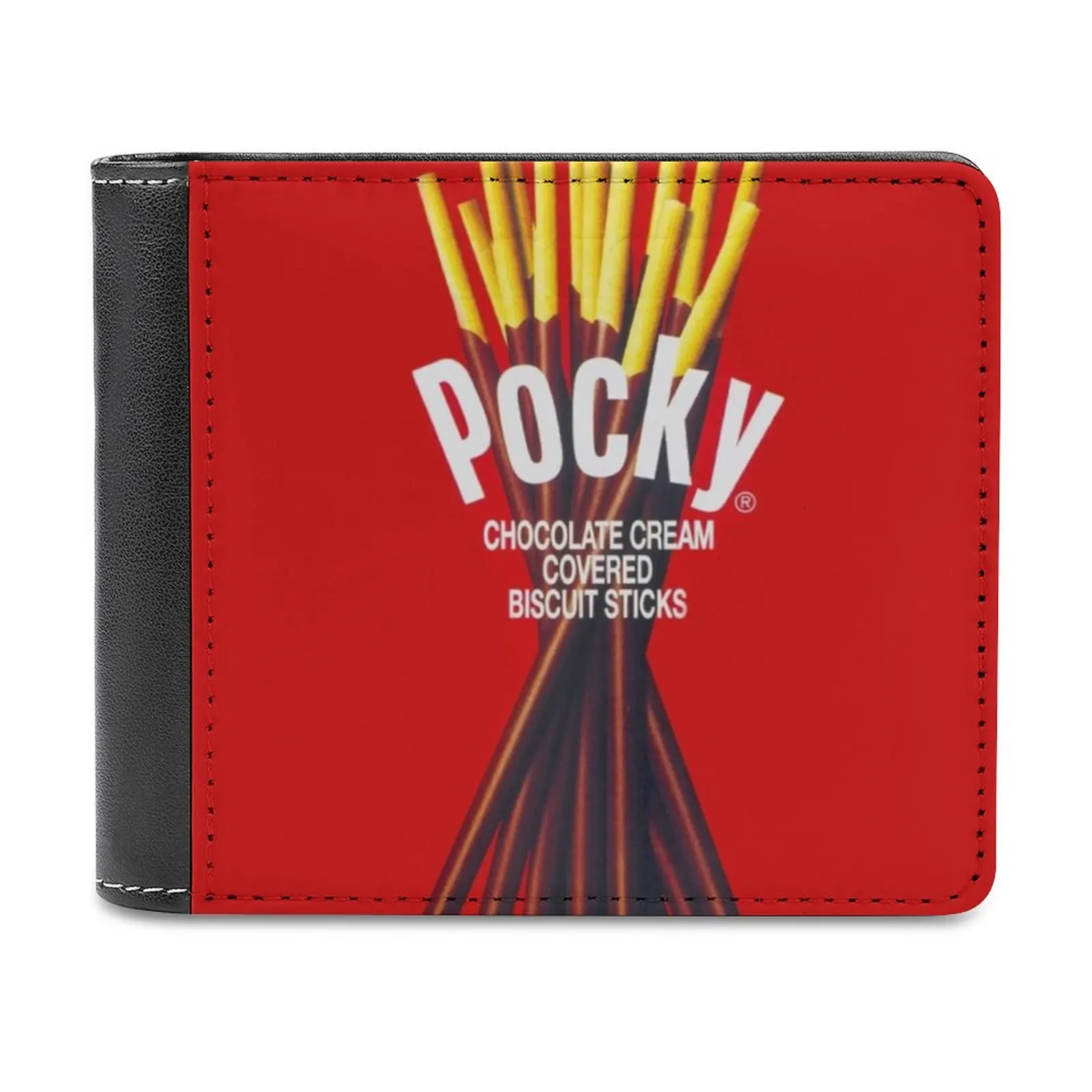 Pocky Men's Wallet Purses Wallets New Design Dollar Price Top Men Leather Wallet Pocky Snack Japan Anime Kawaii Weeaboo