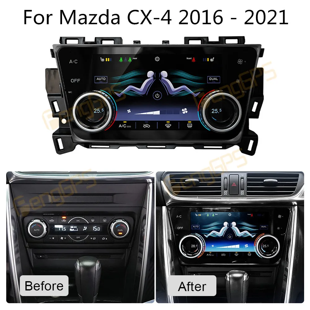 

ЖК-панель кондиционера переменного тока для Mazda CX-4 2016-2021 климат-контроль кондиционера