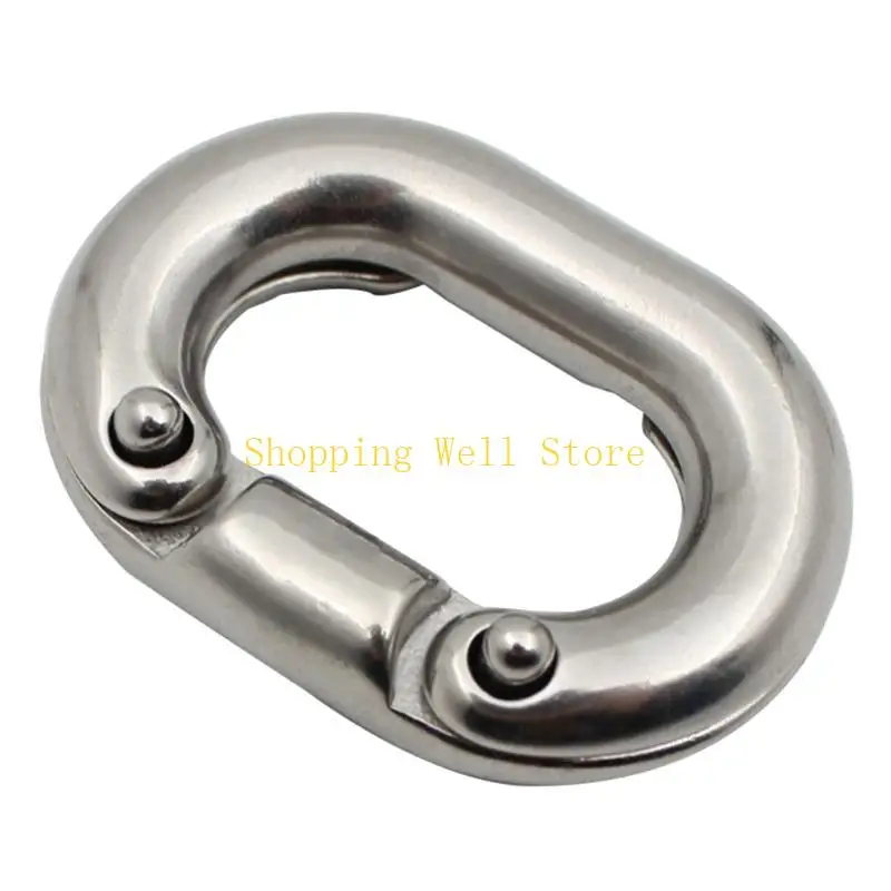 KX4B 1Pc Steel Marine Grade C Link Connectings 316 Steels Ship Anchors Chain Link