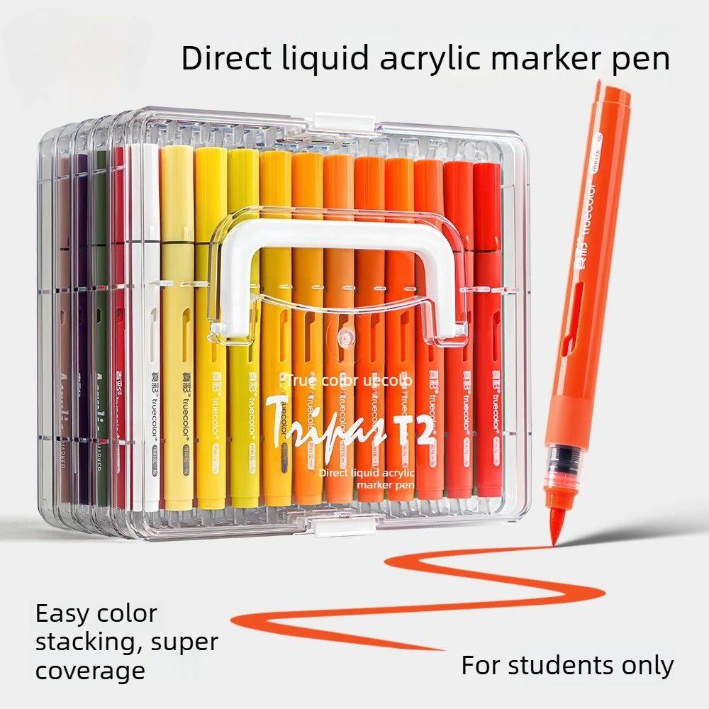 

60 Acrylic Markers Set Direct Ink Quick Dry Waterproof Opaque For DIY Projects Card Making Journal School Office Art Supplies