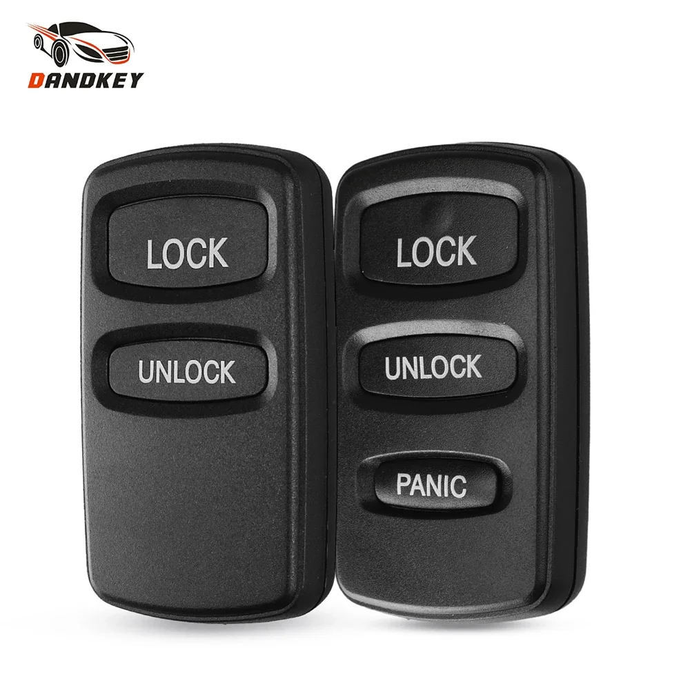 Dandkey  2/3 Button Alarm Replacement Key Shell For Mitsubishi Lancer Outlander Endeavor Galant Fob Remote Contro Key Case Cover
