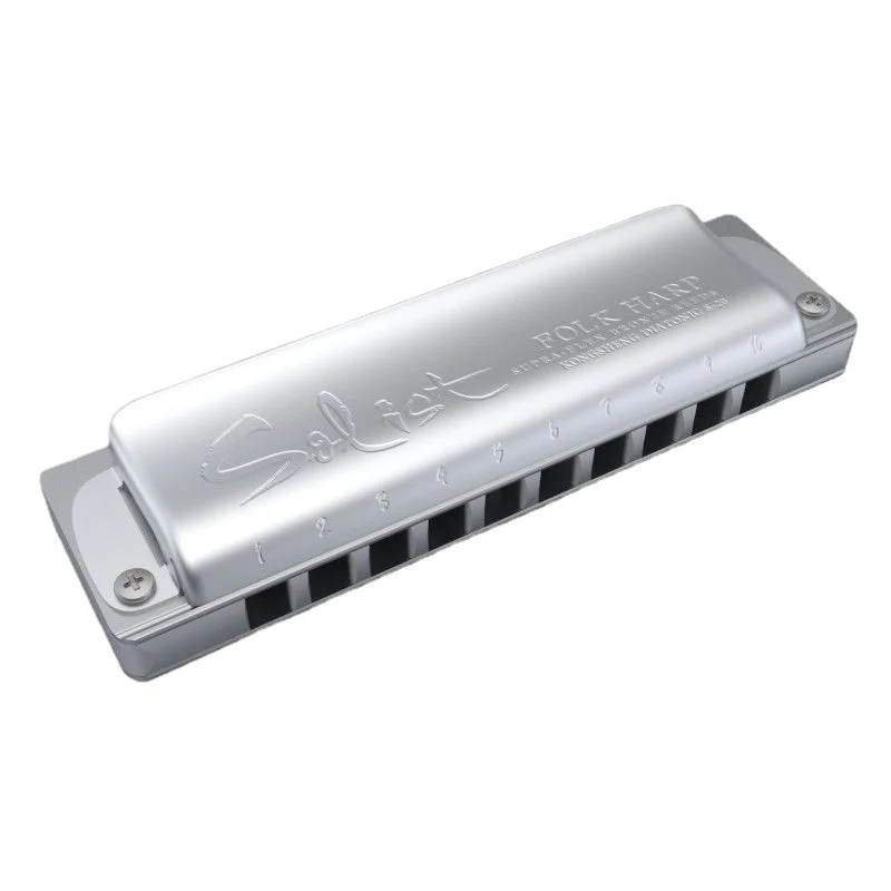 Kongsheng Metal Diatonic Harmonica 10 Holes Blues Small Harmonica Beginners Portable Mouth Harp Kids Aldult Music Instruments