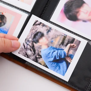 64 Kantong Album Foto Mini 3 Inci Buku Kertas Foto Sampul Kulit PU untuk Fujifilm Instax Mini 11 9 8 7s 90 70 Film Kamera LiPlay 10 casing fujifilm instax mini 7s penjualan terbaik - №