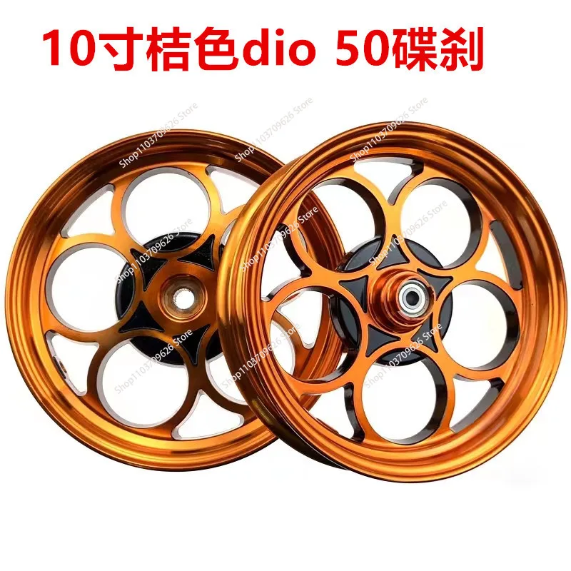 Front Rear Aluminum Wheel for DIO50 10*2.15inch Motorcycle Parts