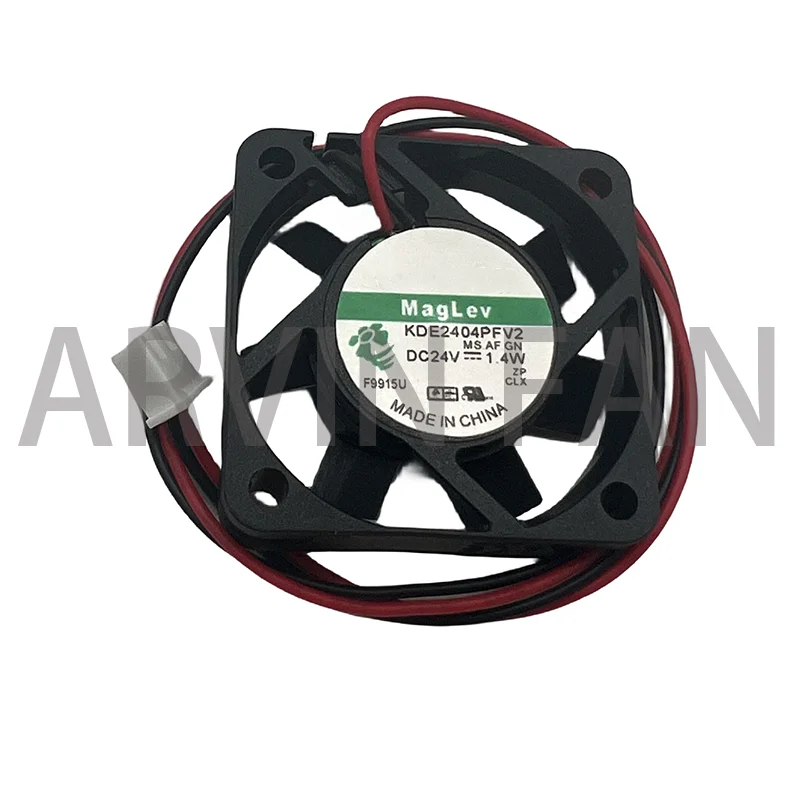 

24V Fan KDE2404PFV2 40mm 4cm Mini Micro Cooling Fan,4010 1.4W 2pin High Speed Cooler