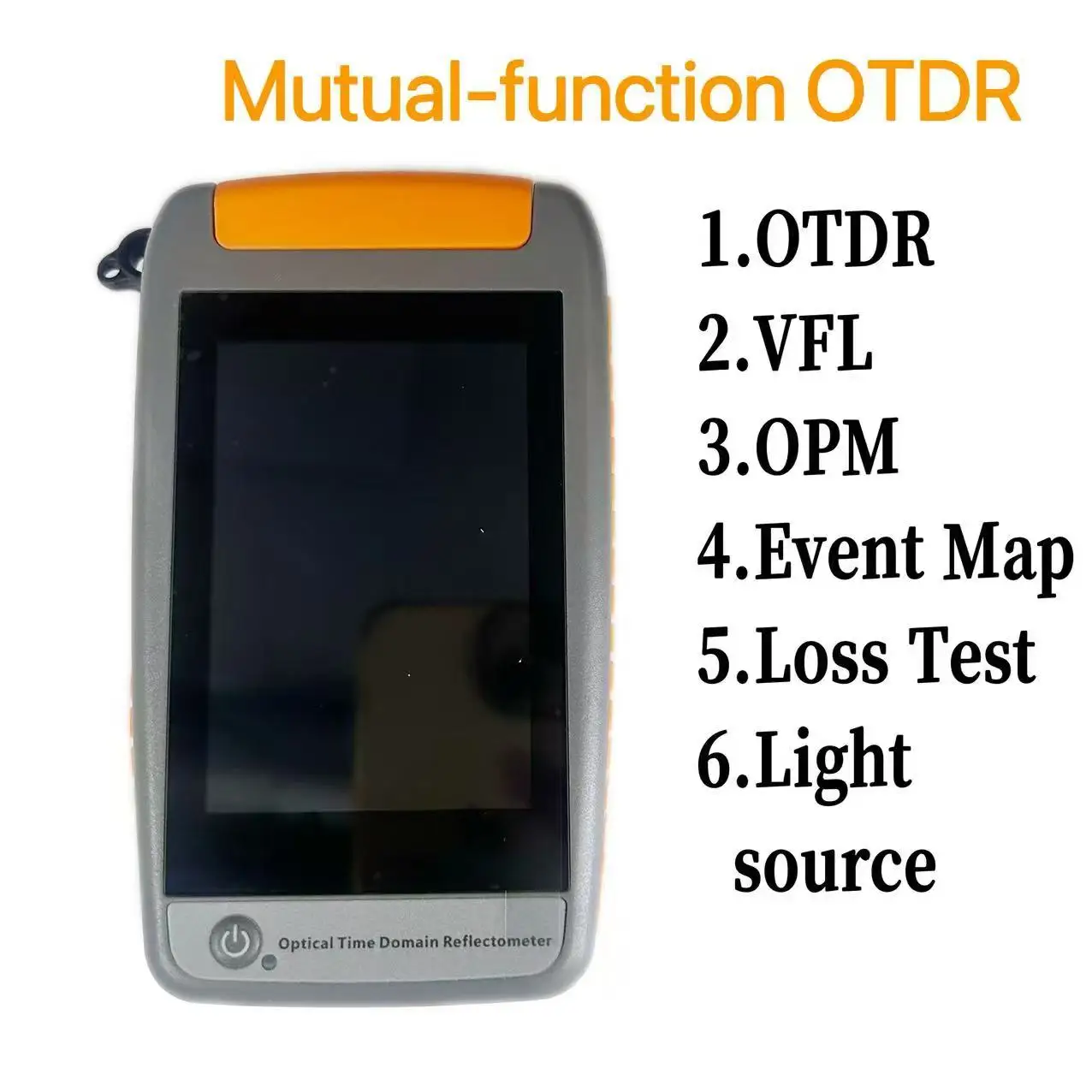 mini OTDR HJ350 1550nm (1310/1550nm cannot detect active optical fibers ) 1610 1625 1650 nm touch screen OPM VFL IOLA event map