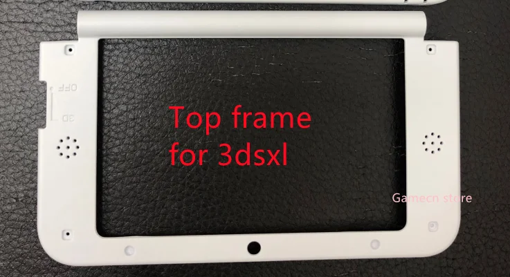 Sostituzione per 3DS XL per 3dsxl custodia shell Frame alloggiamento guscio bianco o nero telaio in plastica superiore medio o superiore