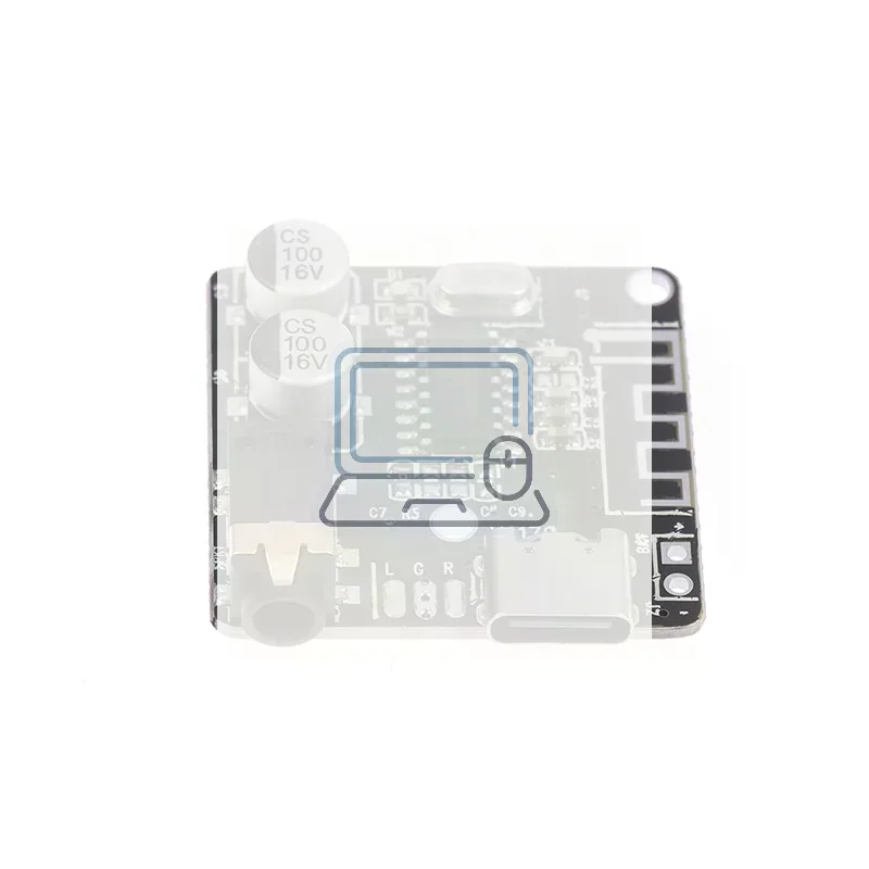 Type-C Bluetooth Audio Receiver Board Bluetooth 5.1 MP3 Lossless Car Audio Decoder Board Wireless Stereo Music Module 3.7-5V