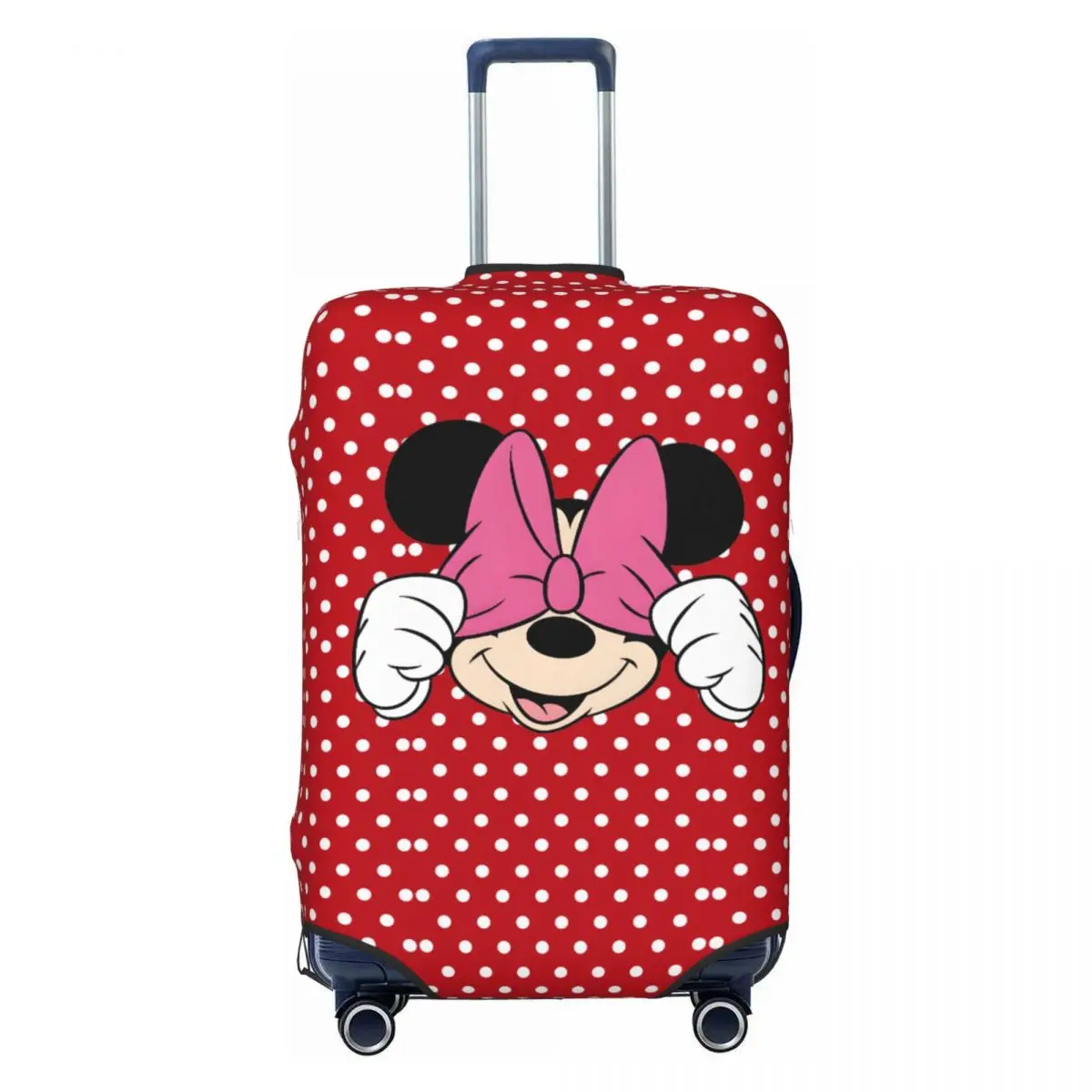 

Custom M-Minnies Cartoon Comic Luggage Cover Protector Cute Mickey Mouse Travel Suitcase Protective Cover for 18-32 Inch