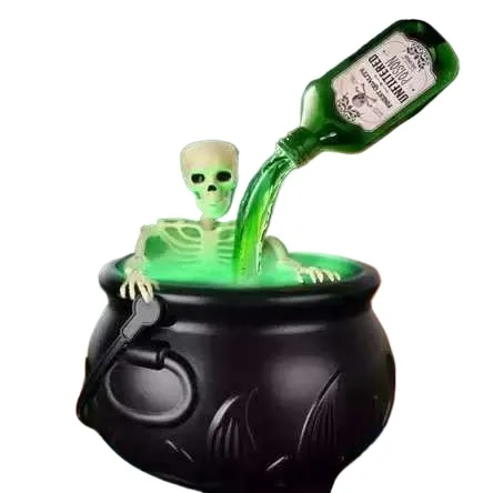 

Halloween Magic Floating Potion Bottles Cauldron Indoor Home Bar Magic Party Horror Ghost Props Decoration Spooky Decor Diffuser