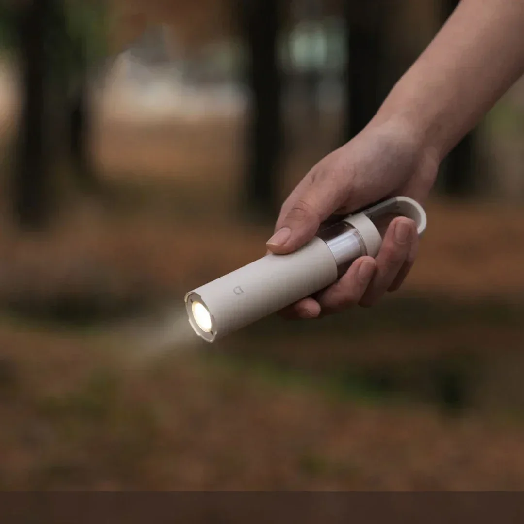 Xiaomi Mijia 분할 캠핑 램프 블루투스 제어 IP54 방수 3 in1 야외 캠핑 램프 손전등 다채로운 분위기 램프