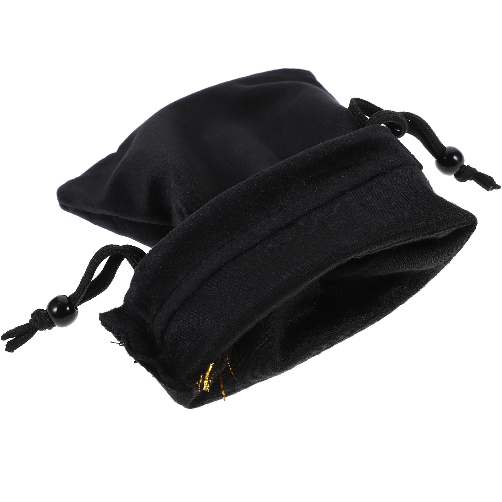 

Tarot Bag Playing Cards Pouch Storage Small Drawstring Velvet Plastic Bags Zippered