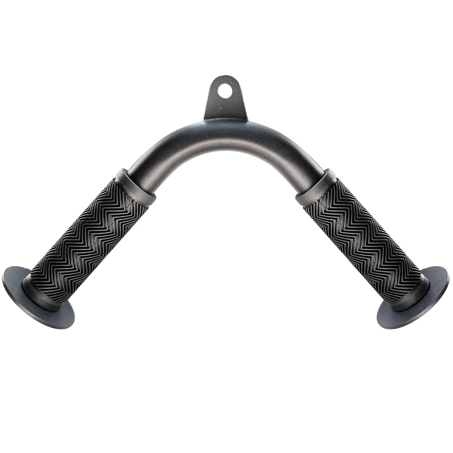 Tricep Pull Down Attachment with Skin-Friendly Rubber, V Bar Attachment Tricep Bar for Home Cable Machine Attachments