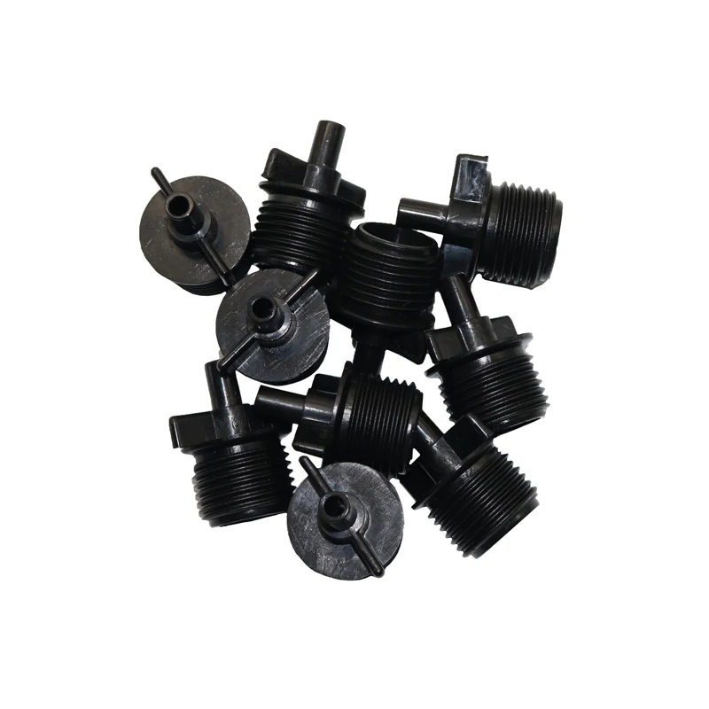 6pcs Atomizing Nozzle Connector 1/2-inch Threaded Connection Garden Sprinkler System Accessories Fountain Connector