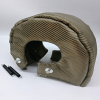 T3 T4 T6 Turbocharger Cover Wrap with Locking Springs Turbo Blanket Heat Shield Cover Car turbo blanket heat shield cover Barrie