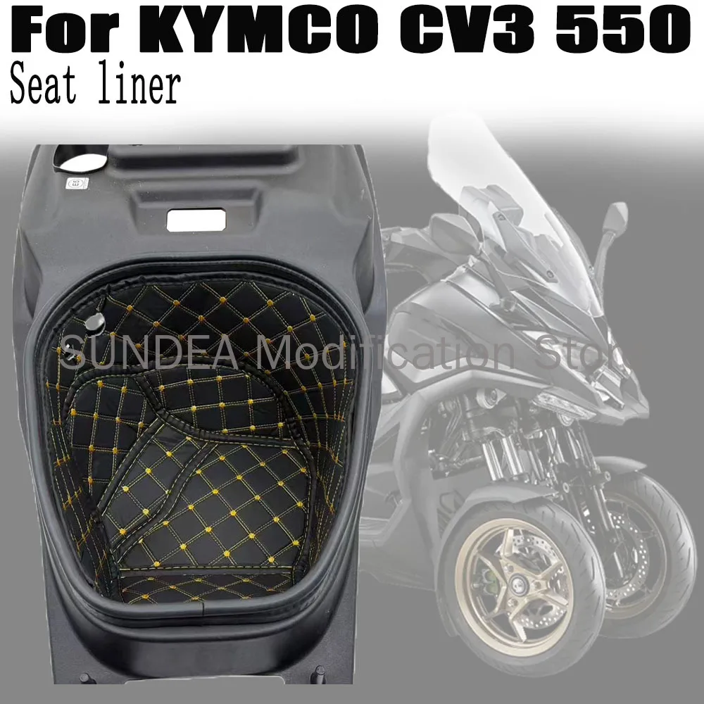Suitable For CV3 550 KYMCO CV3 550 Under Seat Storage Pad Motorcycle Accessories Scooter Accessories Seat Compartment Insert Pad
