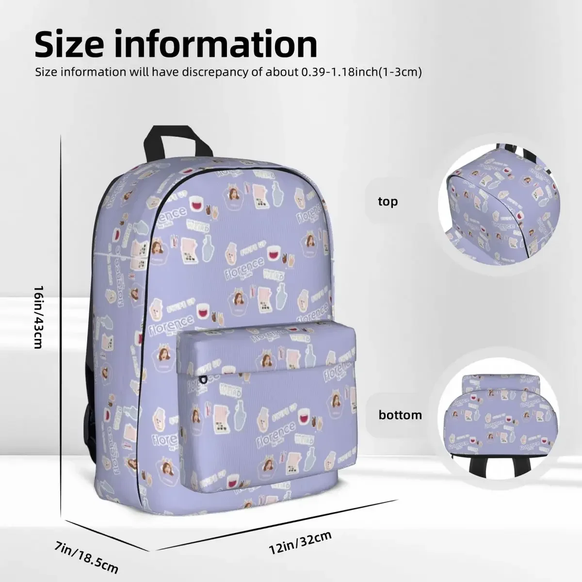 Florencia By Mill-mochilas bonitas para estudiantes, bolsa de libros para estudiantes, bolso de hombro para computadora portátil, mochila de viaje impermeable, bolsa escolar para niños