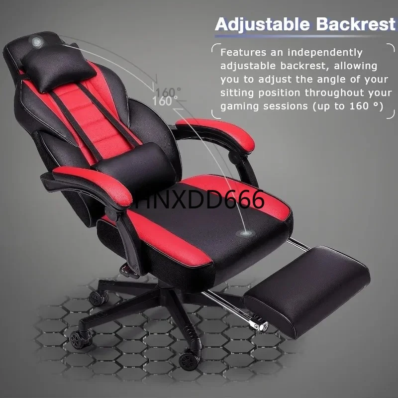 Video Game Chairs with footrest, Big and Tall Gamer Chair for Adults, 400lb Capacity, Racing Style Computer Chair