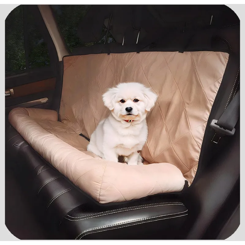 

Водонепроницаемый задний автомобильный коврик для кровати для домашних животных для маленьких и средних собак, четырехсезонный универсальный нескользящий коврик для путешествий, аксессуары для автомобиля