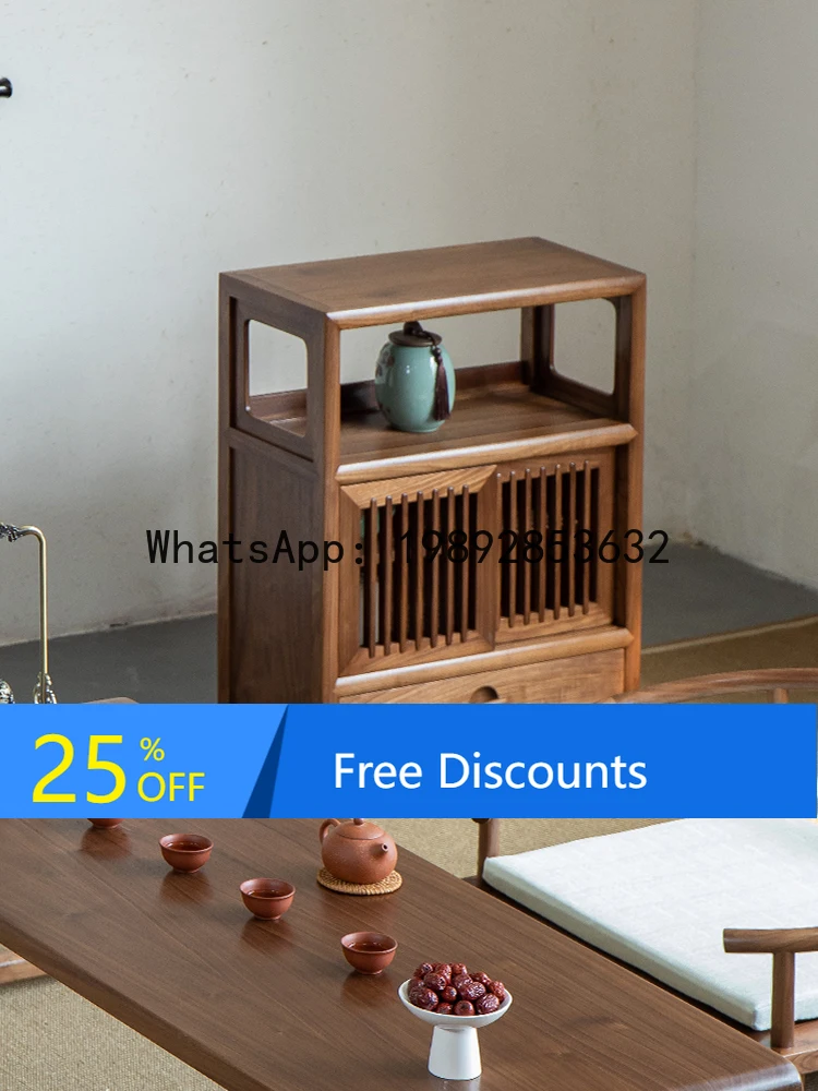 

YFY Tatami Tea Table Side Corner Tea Japanese Style Tea Table Low Cabinet New Chinese Style Solid Wood Storage Cabinet