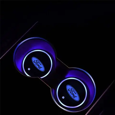 포드 Mondeo 포커스 랩터 엣지 익스플로러 레인저 피에스타 쿠가 ST 7 컬러 LED 자동차 컵 홀더 라이트 빛나는 코스터 워터 컵 패드 포드 Mondeo 포커스 랩터 엣지 익스플로러 레인저 피에스타 쿠가 ST 7 컬러 LED 자동차 컵 홀더 라이트 빛나는 코스터 워터 컵 패드