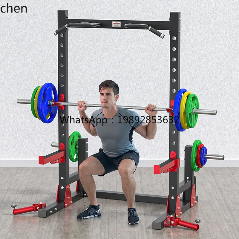 JSS  Bench Press Rack Squat Rack Multi-functional Weightlifting Bed Gantry Rack Home Training Fitness Equipment
