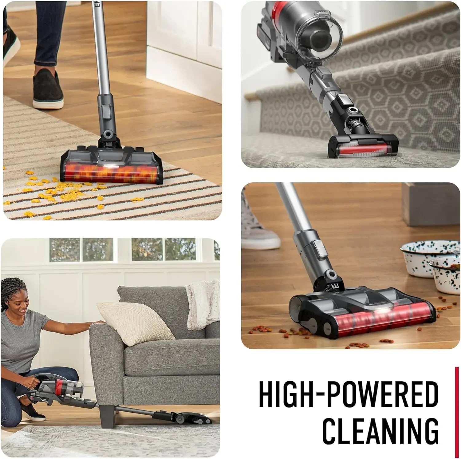 WindTunnel Emerge Pet Cordless Lightweight Stick Vacuum Cleaner, with Above Floor Cleaning, All-Terrain Brush Roll, Self-Standin