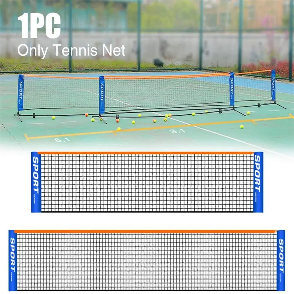 Portable Badminton Net Set for Training, 3M, 4M, 5m, 6m, Fit for Tennis, Soccer Sport, Kids, Adult Volleyball Outdoor, Mesh Net