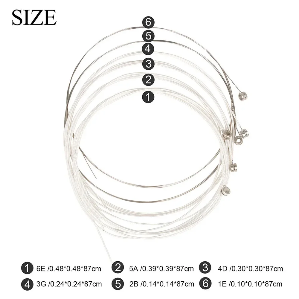 IRIN A206 سلاسل الغيتار الصوتية الغيتار الشعبي سداسية الصلب الأساسية سلسلة العالمي الصوتية الغيتار استبدال الملحقات