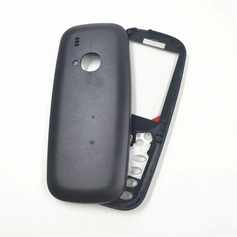 Custodia completa per Nokia 3310 (versione 2G) Custodia con cover posteriore per batteria con cornice frontale con tastiera inglese