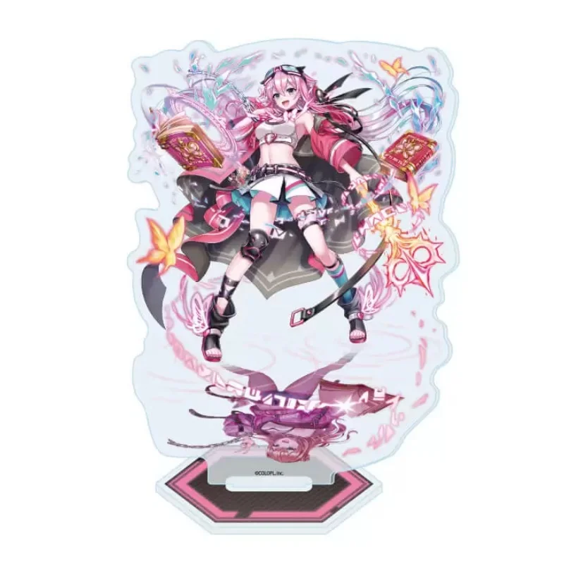 Anime White Cat Project 15cm Acrylic Stand Up Luka Fortis Cosplay Character Stand Model Desktop Decoration Fans Gifts Keychain