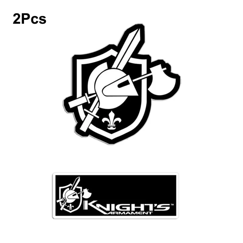 

2Pcs Tactical Decals Knight Spirit Military Stickers Waterproof Matte Pegatinas Used for Cars Motorcycles Fuel Tank Windshields