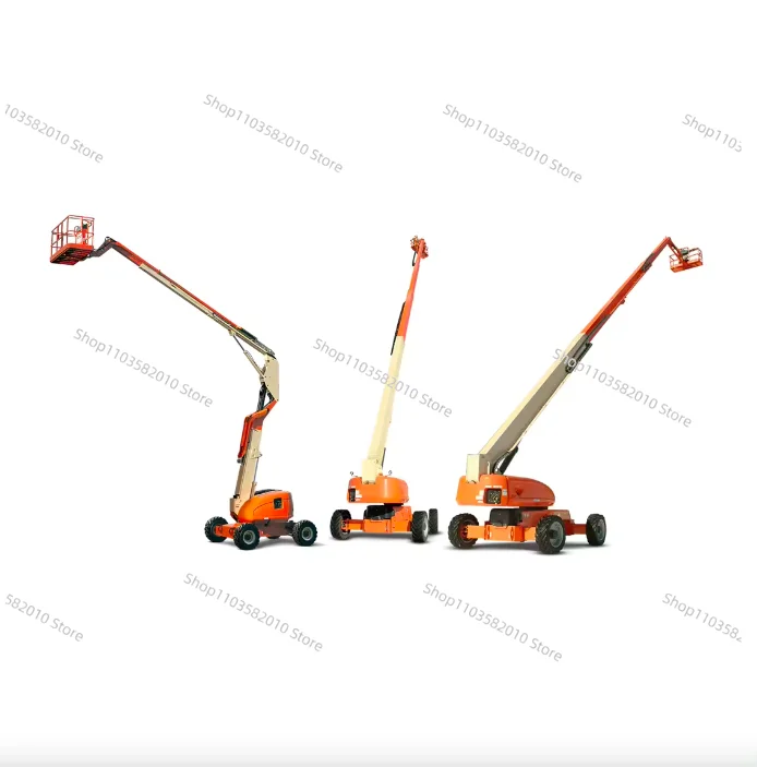 16M Telescopic Boom Lift Hydraulic Manlift New Trailer Installation Articulated Cherry Picker Aerial Work Platform Farm