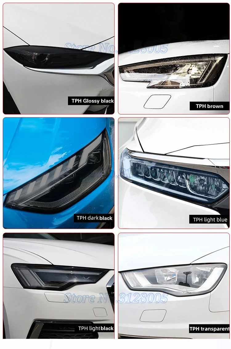 Autos chein werfer folie tph ppf Schutz folie für Auto-Styling-Dekoration – Detail 3