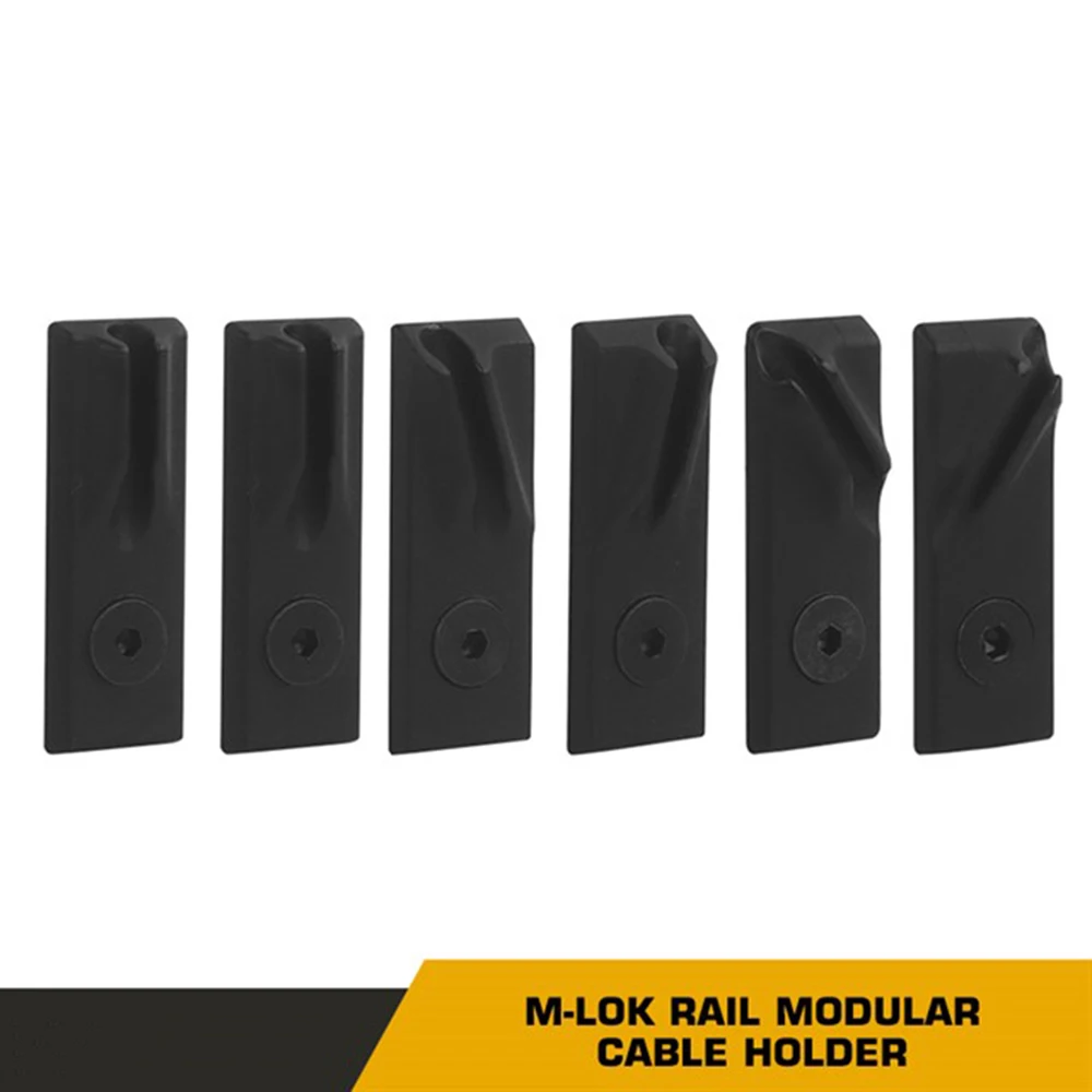 M-LOk Rail Modular Cable Holder, Cable Wire Organizer,Nylon Material Compatible with M-LOK Guide Rail