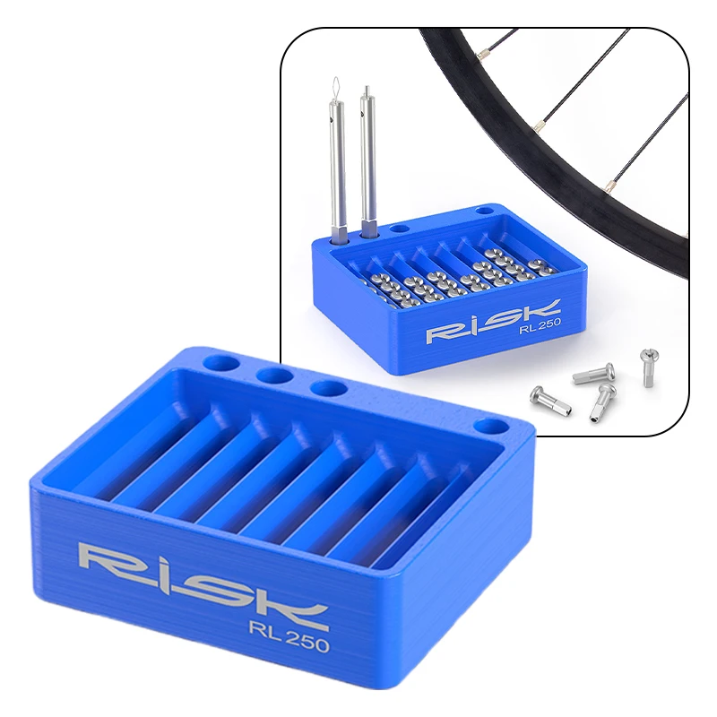 

Bicycle Spoke Nipple Arrangement Tool Mountain Road Bike Spoke Nipple Storage Box Cycling Repair Tools Quick Sorting Box-Empty