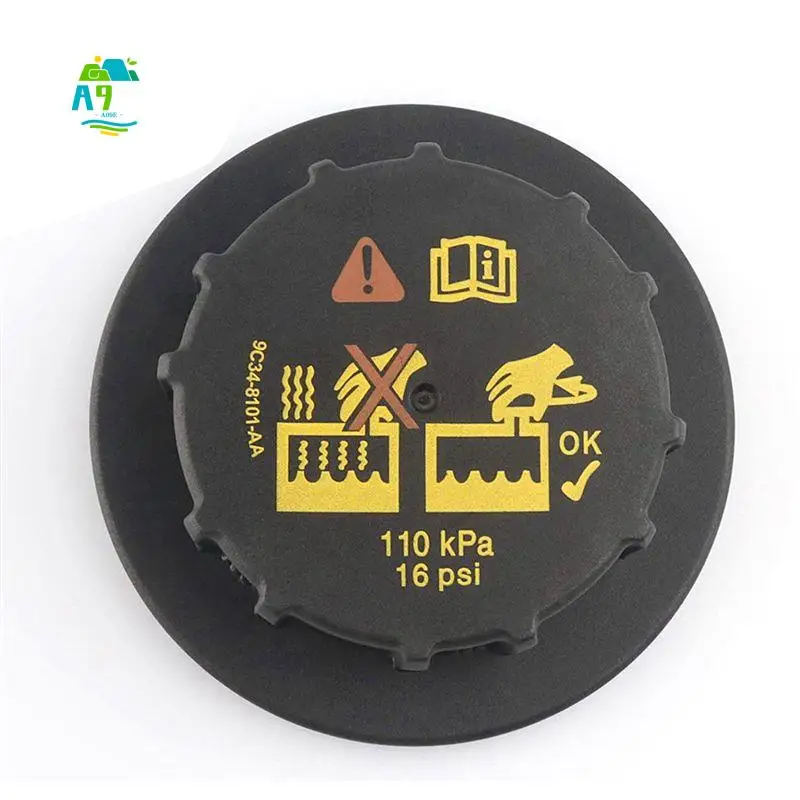 A09E-For Ford F150 F250 F350 Mustang Lincoln Mercury 9C3Z8101B Radiator Coolant Overflow Container Tank Cover Cap