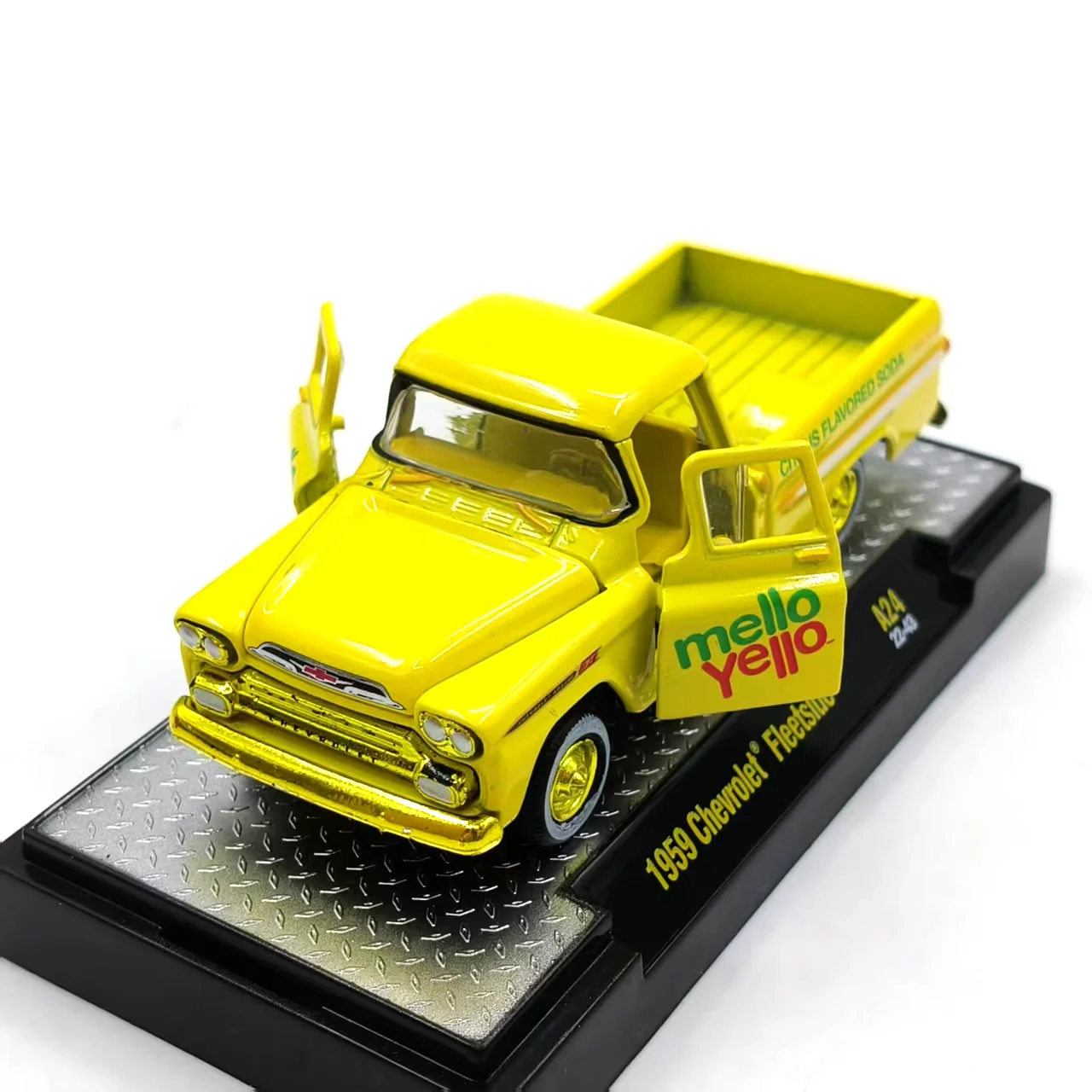 

M2 1:64 1959, пикап Fleetside, высокая имитация сплава, модель автомобиля, Коллекционная игрушка, подарок, украшение для дисплея