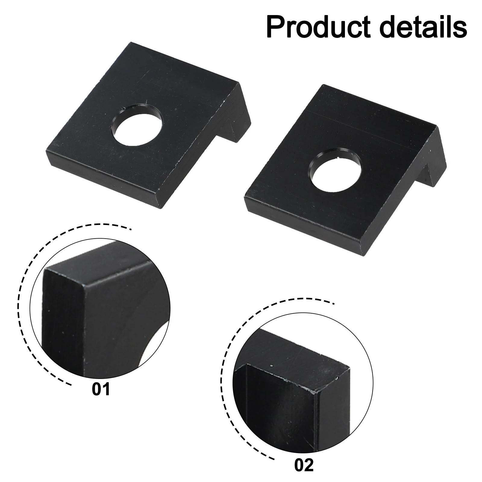Black CNC Shaft Tensioner Aluminum Chain Tensioner Adjuster Chain Adjustment Block High Universality Fitment Made Of Aluminum