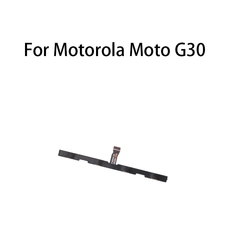 Gefensi Power ON OFF Mute Switch Control Key Volume Button Flex Cable For Motorola Moto G30 / XT2129-1 / XT2129-2 / PAML0000IN