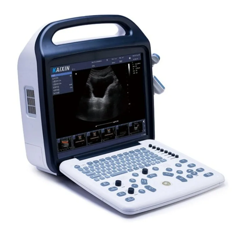 2026 Multifunctional Digital Color Doppler Ultrasound Scanner for Dogs Adjustable Veterinary Echocardiography Laptop Reusable