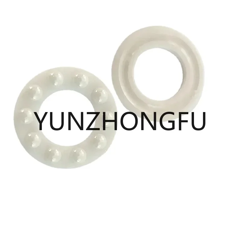 F10-18 10X18X5.5mm High Temperature Zirconia ZrO2 Full Ceramic Axial Thrust Ball Bearing  2pcs