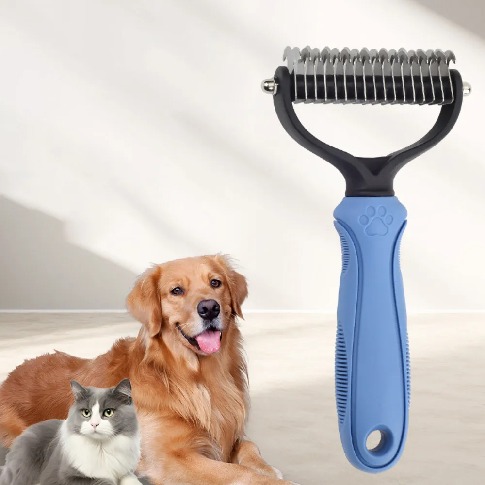 

Professional Pet Deshedding Comb Dog Hair Remover Pet Fur Knot Cutter Puppy Cat Comb Brushes Dog Cat Grooming Shedding Supplies