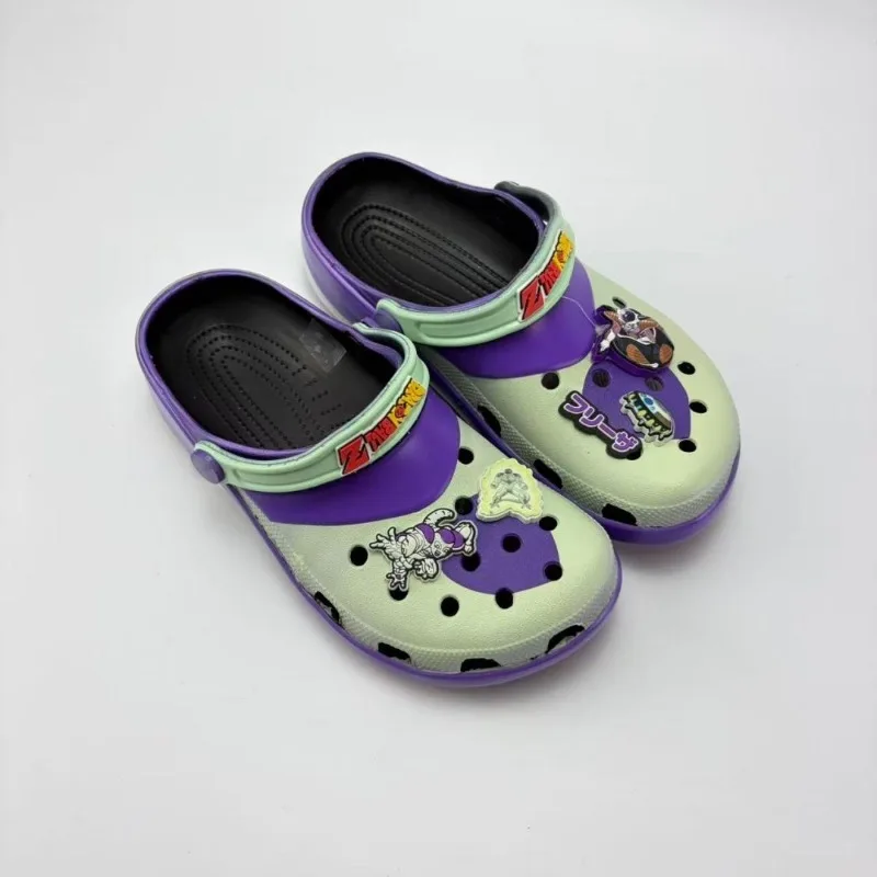 Dragon Ball Freeza Cell Sandals High Color Value Cool Graffiti Print Parent-Child Simple Casual Non-Slip Beach Baotou Slippers