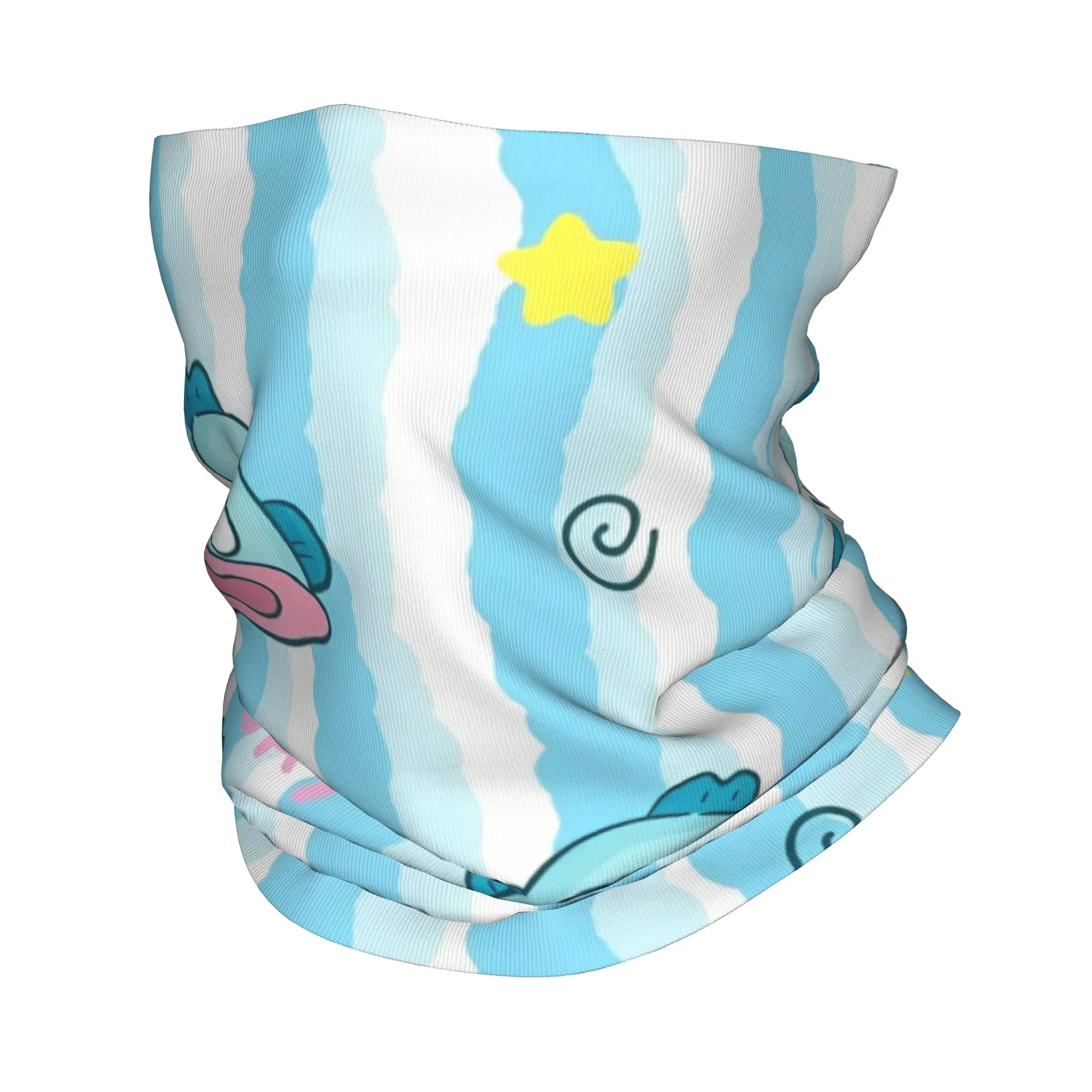 

Hangyodon милая мультяшная бандана, гетры с принтом, Балаклава, маска, шарф, многофункциональная велосипедная езда, унисекс, ветрозащитная для взрослых