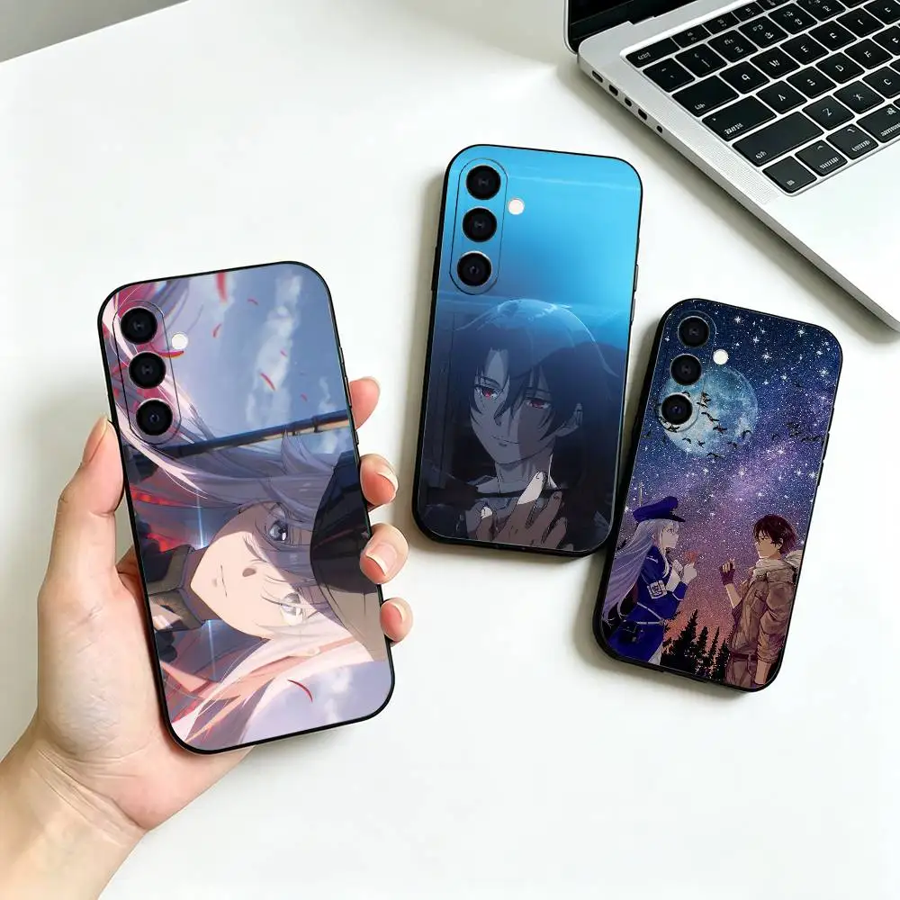 86- Eighty-Six Vladilena&Shinei Nouzen Phone Case For Samsung Galaxy A73, A72,A70,A53,A52,A51,Soft Silicone Black Cover