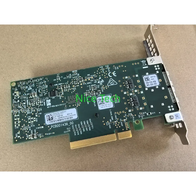 CX4121C 25G dual port fiber optic network interface card CX4 MRT0D 20NJD with module