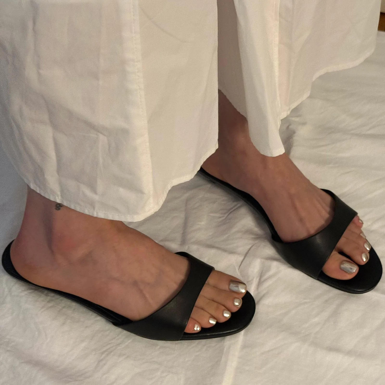 

Summer Fashion Women Open Toe Slippers Fashion Slip on Ladies Comfort Outdoor Thin Heel Dress Slides